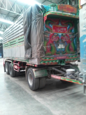 ขายHINO MEGA 320 พ่วงแม่ลูก กระบะเนียมคอกเกษตรดั๊ม รถปี 49