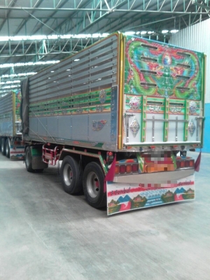 ขายHINO MEGA 320 พ่วงแม่ลูก กระบะเนียมคอกเกษตรดั๊ม รถปี 49