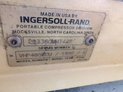 ปั๊มลม Ingersoll Rand 400 มือสองจากนอก