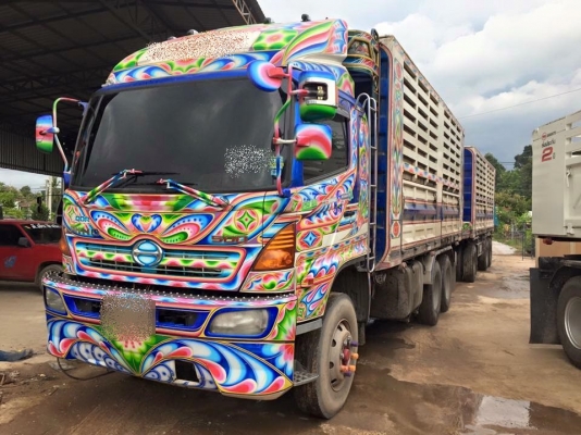 ขายรถสิบล้อ Hino FM1A 344แรง ปี55 คอกเกษตรดั้มเหล็ก รถสวยพรอมใช้งาน