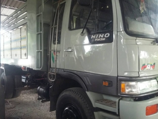 ขาย HINO 3M สองเพลาดั๊ม กระบะเหล็กข้างเนียม