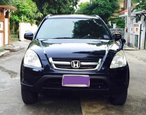 Honda CRV ตัวท็อป ปี02  รถดี สีสวย สภาพเต็ม100  ไม่ดมแก็ส  ได้ไปคุ้ม..ดูรายละเอียดด้านใน