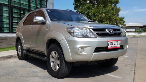 ขายฟอร์จูนเนอร์ ปี 07 ตัว v ออโต้โฟวิล เครื่องดี แอร์เย็น ทะเบียนพร้อมโอน ราคา  520,000 บาท ติดต่อ คุณเอ๋ 092-6356419