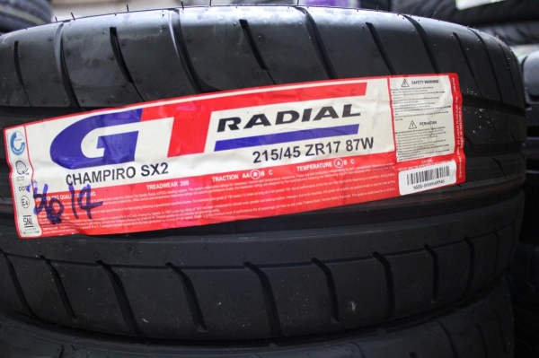 ยาง GT RADIAL CHAMPIRO SX-2 215/45R17