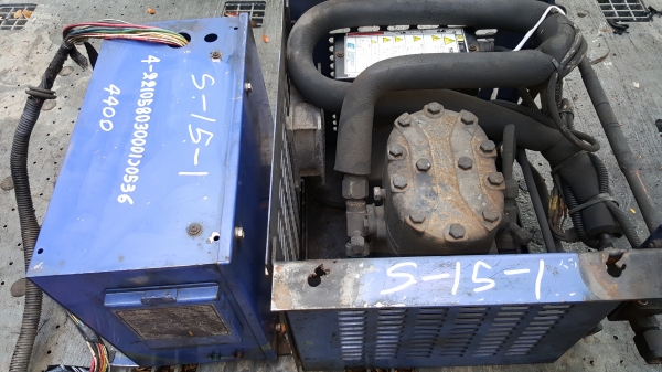 คอมทำความเย็นในรถห้องเย็นพร้อมหม้อแปลงไฟ รหัส S-15-1 คอมทำความเย็นในรถห้องเย็นพร้อมหม้อแปลงไฟ รหัส S-15-1