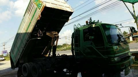 หกล้อ ฮีโน่ FF17-168แรง บรรทุกถังน้ำ 7,000ลิต อุปกรณ์ปั้มครบ สภาพดีสวยพร้อมใช้ เล่มภาษีปี59 ทะเบียนพร้อมโอน