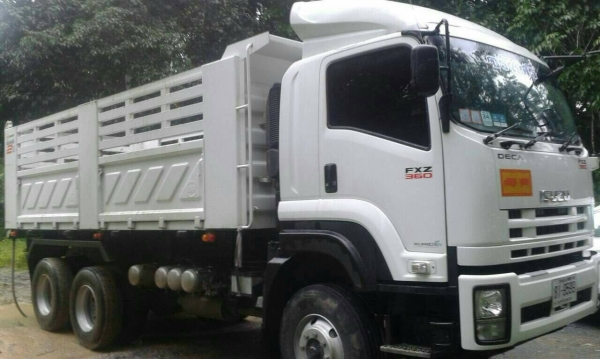 ขายรถบรรทุก 22 ล้อ พ่วงแม่-ลูกดั๊มพ์ ยี่ห้อ ISUZU DEGA FXZ 360 แรงม้า ปี 2556  ( การันตีรถสวยจริงๆ  เจ้าของขายเอง )