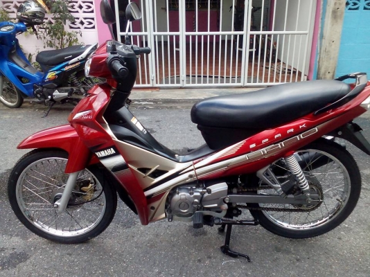 ขาย Yamaha Spark Nano สตาร์ทมือ ปี 55 รุ่นกุญแจใหญ่ เครื่องดีเดิมๆ สภาพดี มีแต่โซ่สเตอไม่ค่อยดี ยางหน้าและยางหลังเปลี่ยนใหม่ เล่มพร้อมโอน