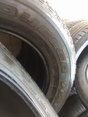 ยางเปอเซน 255/65/17 บริสโตน ปี13 ชุด3,300฿ ดอกเพียบ