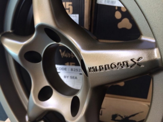 ขายล้อWILD BOAR X 15x6 5รู suzuki ของใหม่เเกะกล่อง จากญี่ปุ่น มี5ชุดเท่านั้น