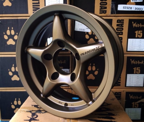 ขายล้อWILD BOAR X 15x6 5รู suzuki ของใหม่เเกะกล่อง จากญี่ปุ่น มี5ชุดเท่านั้น