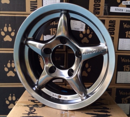 ขายล้อWILD BOAR X 15x6 5รู suzuki ของใหม่เเกะกล่อง จากญี่ปุ่น มี5ชุดเท่านั้น