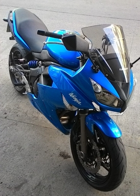Rare!!! Kawasaki NINJA 650f ปี 2010 สีฟ้าสวยเดิม