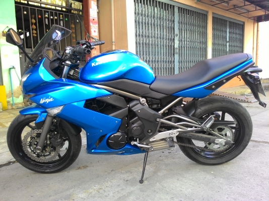 ปรับราคา!! Kawasaki NINJA 650f ปี 2010 สีฟ้าสวยเดิม