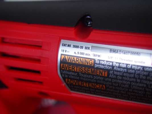 เจียร์ลูกหมูไร้สาย Milwaukee 2680-20 18V ใช้ใบตัด 4นิ้วครึ่ง ไม่รวมแบ็ตและแท่นชาร์จ