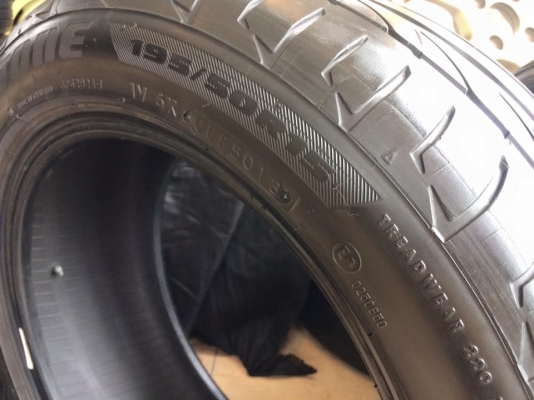 ยาง\% 195/50/15 บริสโตนre002 ปี13 ชุดละ3,900.฿