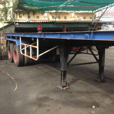 ด่วนๆๆ ขายเทเลอร์  พื้นเรียบ  2  เพลา   (ไม่มีทะเบียน)