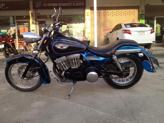 Kawazaki Boss 175 cc ปี 43 สภาพแต่งสวย ๆ สไตล์ ฮาเล่ย์