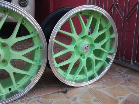 ล้อ 15*7 / 4*100 off38 ทำสีใหม่ไม่มีซ่อม ฝาครบ ส่งได้ทั่วไทย