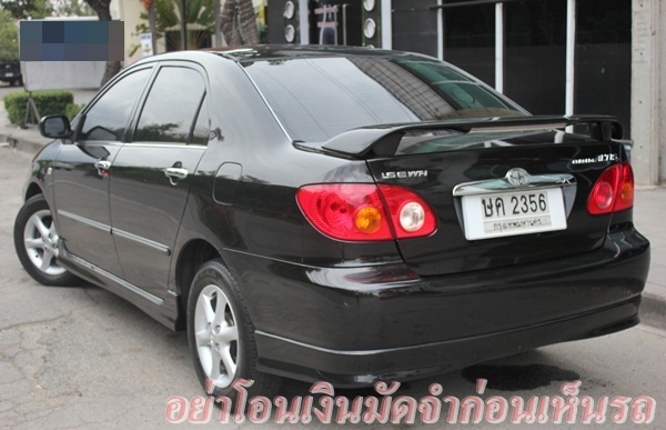 มือเดียวตั้งแต่ป้ายแดง ไม่เคยติดแก๊ส Altis 1.6E Airbag