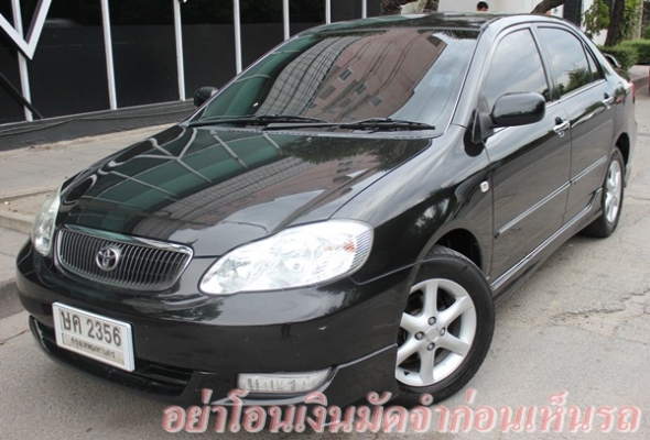 มือเดียวตั้งแต่ป้ายแดง ไม่เคยติดแก๊ส Altis 1.6E Airbag