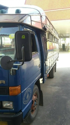 รถหกล้อ isuzu NPR 115 มีหลังคา รถรับส่งักเรียน เครื่องดี คันชีสวย ทะเบียน ม.79 เล่มเอกสารชุดโอนครบ