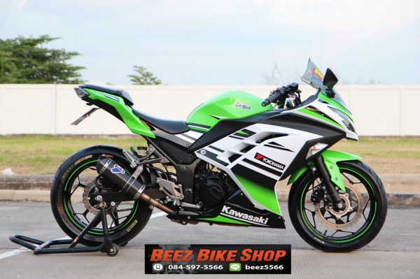 <<ดาวน์ 55,000>>ขาย Kawasaki Ninja300 ABS รุ่นปี 2015 ตัวใหม่ฉลอง30ปี แต่งเต็ม ทะเบียนพร