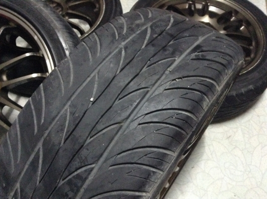 แม็ก RE30 ขอบ 17 นิ้ว 5 รู 114/100 แถมยางติดไป