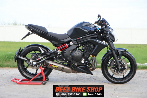 <<ดาวน์ 75,000>>ขาย Kawasaki ER 650 ABS รุ่นปี 2013 แต่งเต็ม สภาพป้ายแดง  ทะเบียนพร้อมโอน
