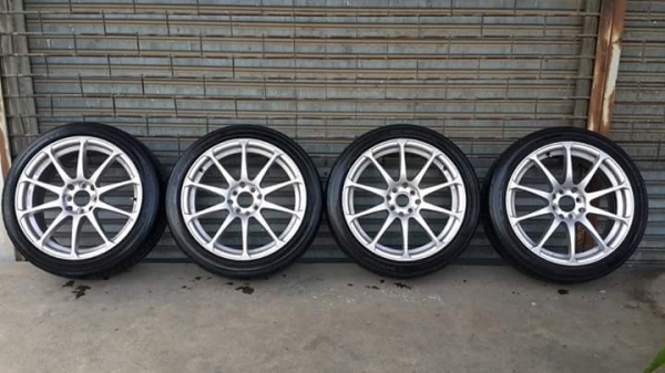 ล้อมือสอง KR Kreuzer Serie X ขอบ 17 4รู100/114 พร้อมยาง