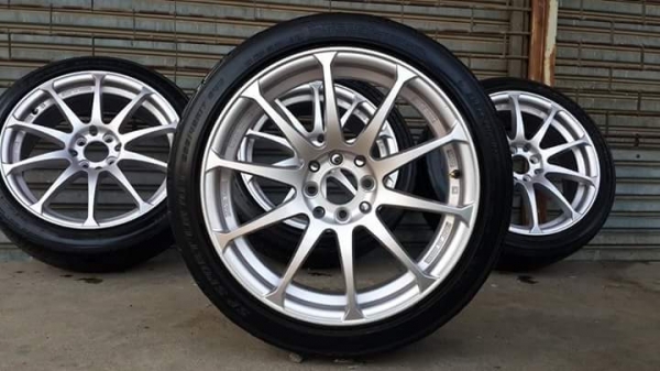 ล้อมือสอง KR Kreuzer Serie X ขอบ 17 4รู100/114 พร้อมยาง