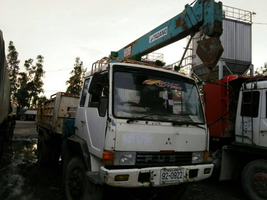 สิบล้อ1เพา มิตรซู ไอ้หลง FN516M 6D15 กะบะดั้มได้ ติดเครน TANADO 4.5 ตัน 4ปลอก 3ชัก สภาพดีสวยพร้อมใช้ ทะเบียนพร้อมโอน