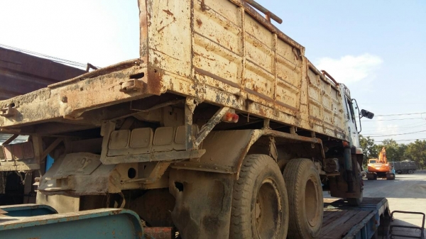 สิบล้อ1เพา มิตรซู ไอ้หลง FN516M 6D15 กะบะดั้มได้ ติดเครน TANADO 4.5 ตัน 4ปลอก 3ชัก สภาพดีสวยพร้อมใช้ ทะเบียนพร้อมโอน