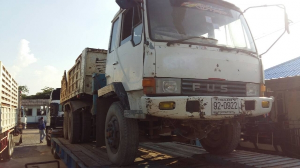 สิบล้อ1เพา มิตรซู ไอ้หลง FN516M 6D15 กะบะดั้มได้ ติดเครน TANADO 4.5 ตัน 4ปลอก 3ชัก สภาพดีสวยพร้อมใช้ ทะเบียนพร้อมโอน