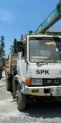 สิบล้อ1เพา มิตรซู ไอ้หลง FN516M 6D15 กะบะดั้มได้ ติดเครน TANADO 4.5 ตัน 4ปลอก 3ชัก สภาพดีสวยพร้อมใช้ ทะเบียนพร้อมโอน