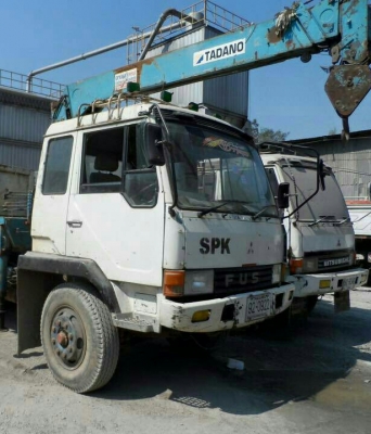 สิบล้อ1เพา มิตรซู ไอ้หลง FN516M 6D15 กะบะดั้มได้ ติดเครน TANADO 4.5 ตัน 4ปลอก 3ชัก สภาพดีสวยพร้อมใช้ ทะเบียนพร้อมโอน