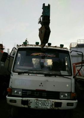 สิบล้อ1เพา มิตรซู ไอ้หลง FN516M 6D15 กะบะดั้มได้ ติดเครน TANADO 4.5 ตัน 4ปลอก 3ชัก สภาพดีสวยพร้อมใช้ ทะเบียนพร้อมโอน