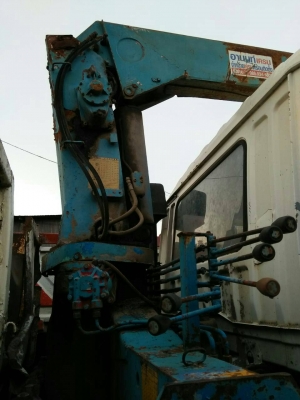 สิบล้อ1เพา มิตรซู ไอ้หลง FN516M 6D15 กะบะดั้มได้ ติดเครน TANADO 4.5 ตัน 4ปลอก 3ชัก สภาพดีสวยพร้อมใช้ ทะเบียนพร้อมโอน