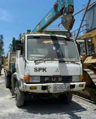 สิบล้อ1เพา มิตรซู ไอ้หลง FN516M 6D15 กะบะดั้มได้ ติดเครน TANADO 4.5 ตัน 4ปลอก 3ชัก สภาพดีสวยพร้อมใช้ ทะเบียนพร้อมโอน