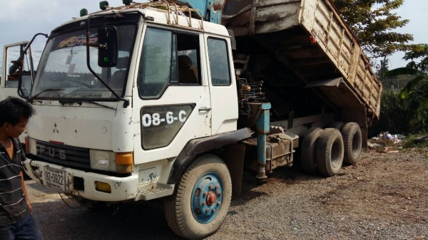 สิบล้อ1เพา มิตรซู ไอ้หลง FN516M 6D15 กะบะดั้มได้ ติดเครน TANADO 4.5 ตัน 4ปลอก 3ชัก สภาพดีสวยพร้อมใช้ ทะเบียนพร้อมโอน