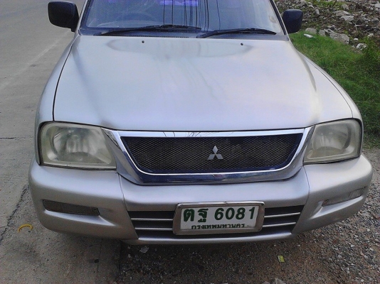 ขายคับ   MITSUBISHI  STRADA  ปี2003  พาวเวอร์โรงงาน  เครื่องดี ช่วงล่างดี  เเชสซีสวย เเอร์เย็น     พร้อมใช้ งานคับ   087-6835269  เล่มพร้อม   ขายสดคับ      มาก่อนได้ก่อนคับ