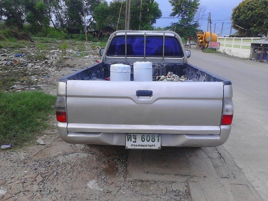 ขายคับ   MITSUBISHI  STRADA  ปี2003  พาวเวอร์โรงงาน  เครื่องดี ช่วงล่างดี  เเชสซีสวย เเอร์เย็น     พร้อมใช้ งานคับ   087-6835269  เล่มพร้อม   ขายสดคับ      มาก่อนได้ก่อนคับ