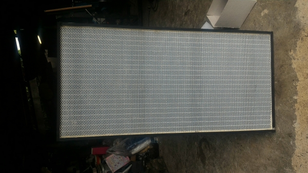 แผงกรองอากาศ ยี่ห้อ American Air Filter กรองได้ถึงขนาด 0.3 ไมครอน ประสิทธิภาพมากกว่า 99.99 \%