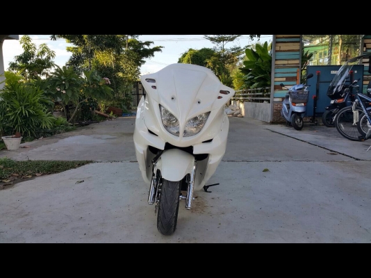 Yamaha majesty250ปี04สีขาวมุข ทะเบียนพร้อมโอน