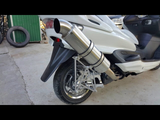 Yamaha majesty250ปี04สีขาวมุข ทะเบียนพร้อมโอน