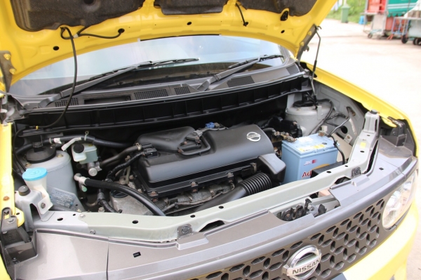 ขาย Nissan Cube Rider สีเหลือง เกียร์ Auto  ชุดแต่ง Rider แท้ทั้งคัน