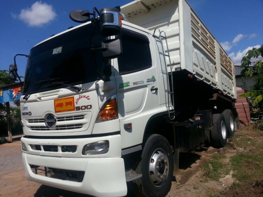 รถฮีโน่ 10 ล้อดั้ม FM2P 380 แรงม้า. ปี 57.  ( ขายแม่ , ลูก. )  ,  ( * รถวิ่ง 14x,xxx กม. )     สนใจติดต่อ   081 - 6079515