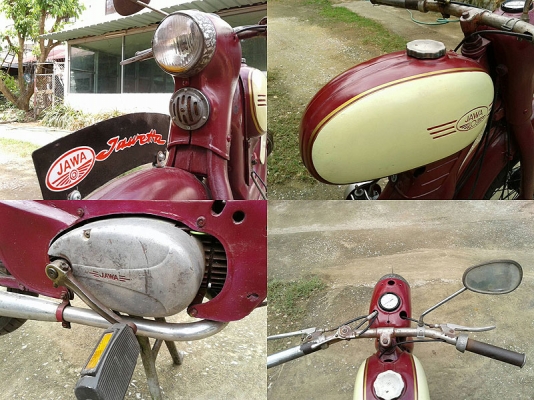 ขาย-แลกครับ รถโบราณปั่นเชคโก jawa jawetta sport 1958 มีรูปครับ