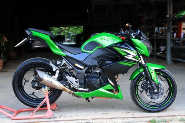 ขาย KAWASAKI Z250 ปี2014 ท่อYOSHIMURA แต่งมาครบ 97000