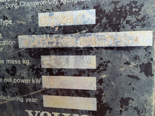 ขายรถแม็กโค / VOLV ( EC210BLC ) ขายรถแม็กโค / VOLV ( EC210BLC )